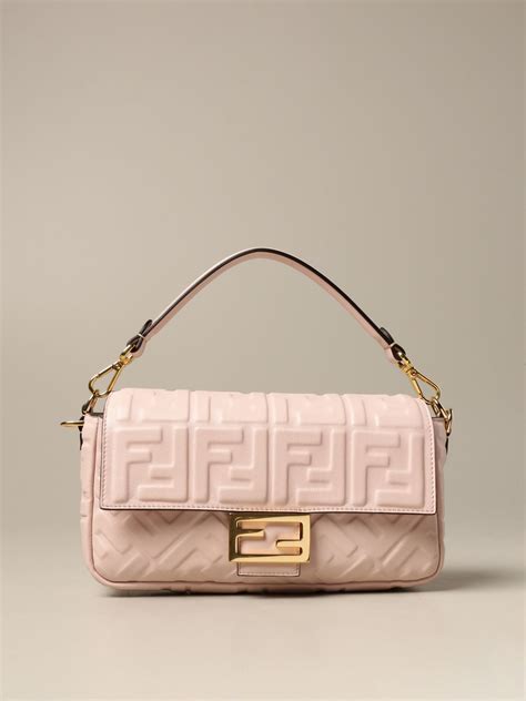 fendi rosa baguette|fendi baguette monogram.